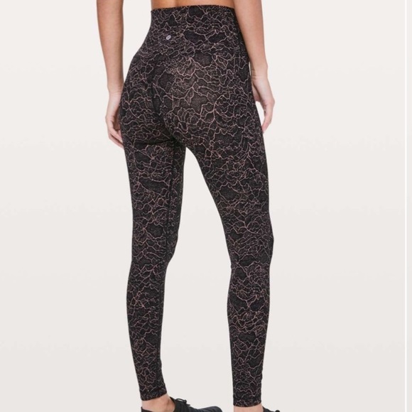 Lululemon Align 25” 4 Spanish Rose Lacescape 7/8 - Picture 2 of 11